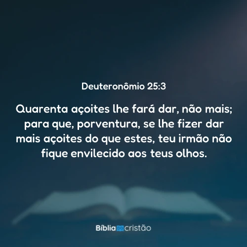 Deuteronômio 25:3