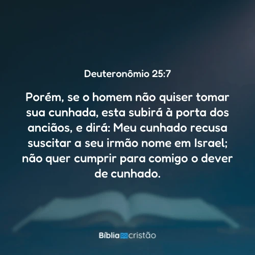 Deuteronômio 25:7