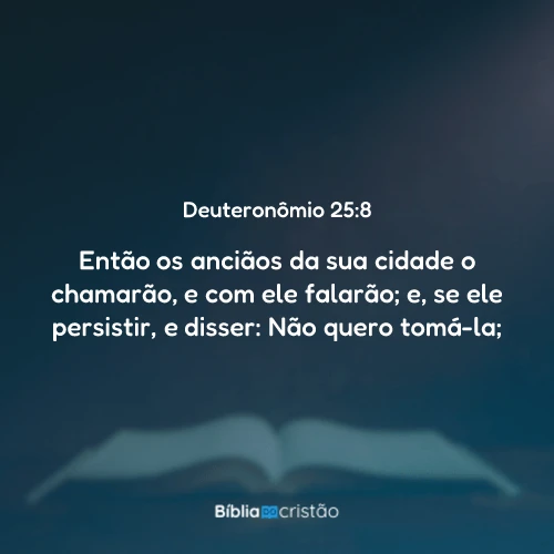 Deuteronômio 25:8