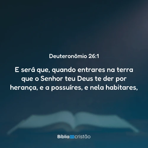 Deuteronômio 26:1