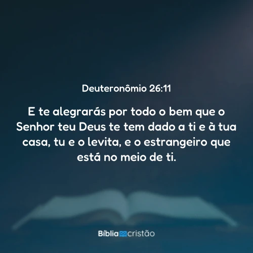 Deuteronômio 26:11