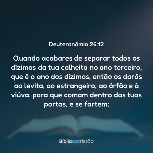 Deuteronômio 26:12