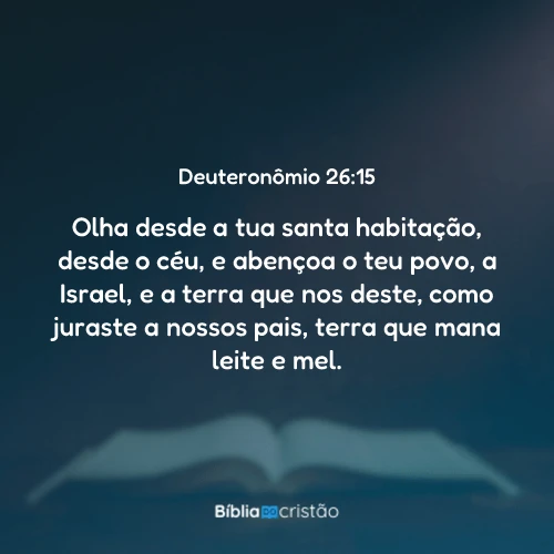 Deuteronômio 26:15