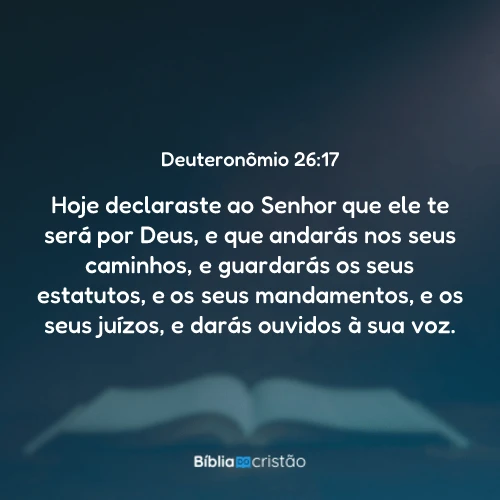 Deuteronômio 26:17