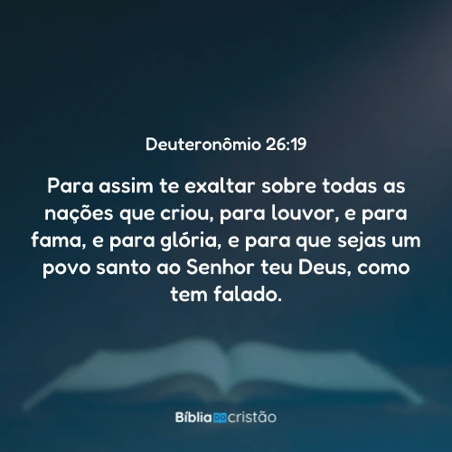 Deuteronômio 26:19