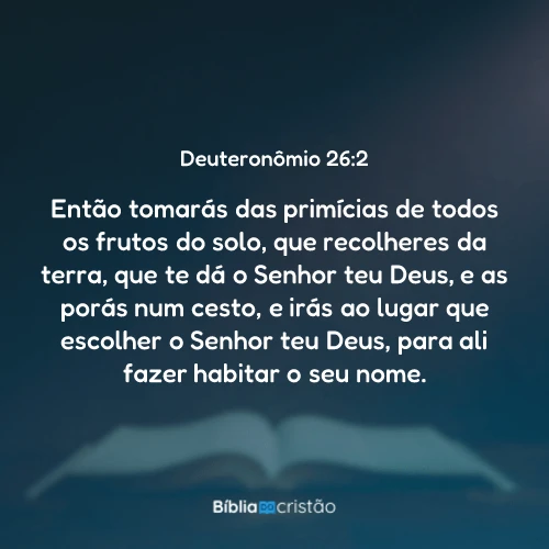 Deuteronômio 26:2