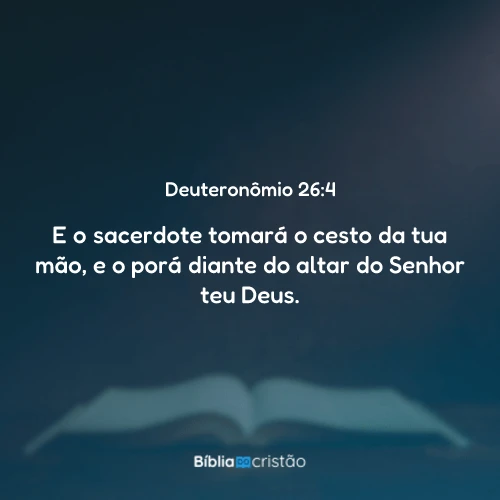 Deuteronômio 26:4