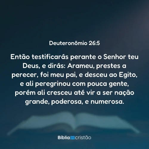 Deuteronômio 26:5