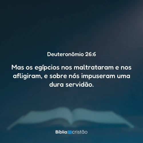 Deuteronômio 26:6