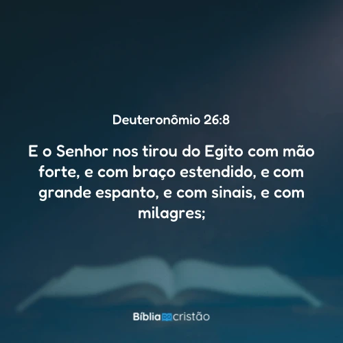 Deuteronômio 26:8