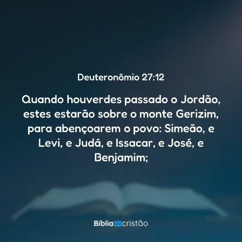 Deuteronômio 27:12