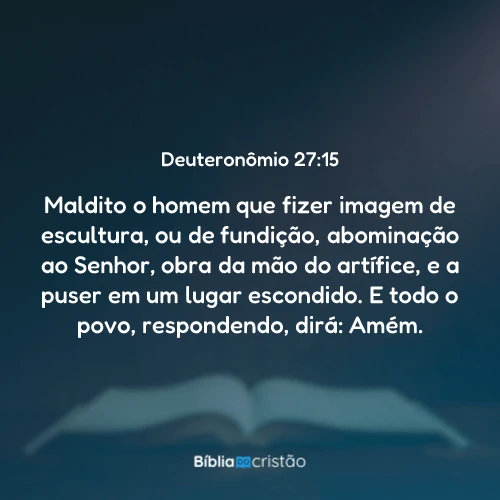 Deuteronômio 27:15