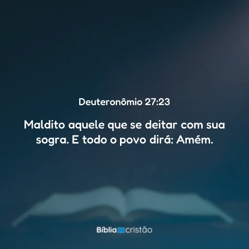 Deuteronômio 27:23