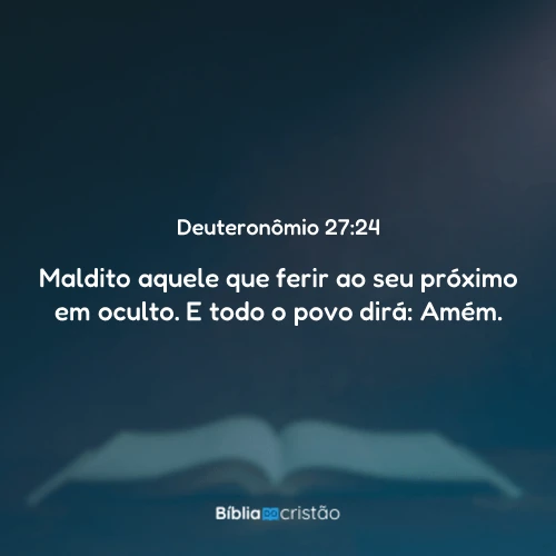 Deuteronômio 27:24