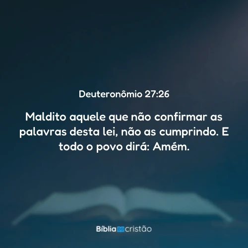 Deuteronômio 27:26