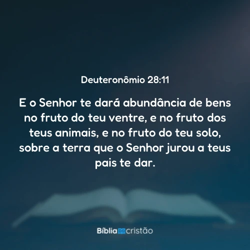Deuteronômio 28:11