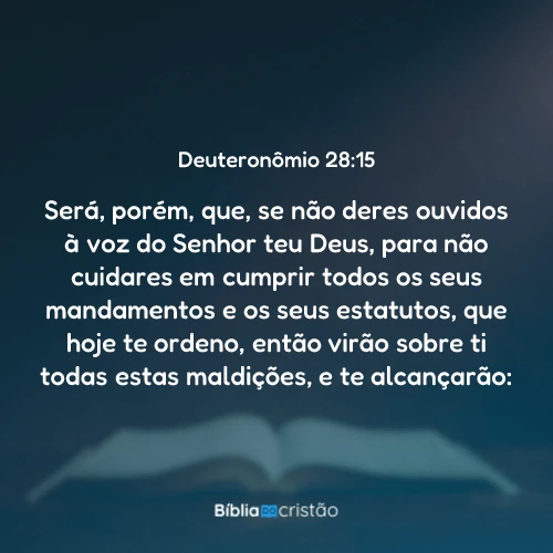 Deuteronômio 28:15