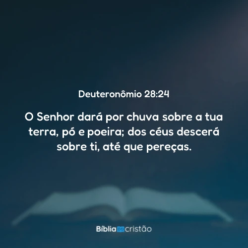 Deuteronômio 28:24