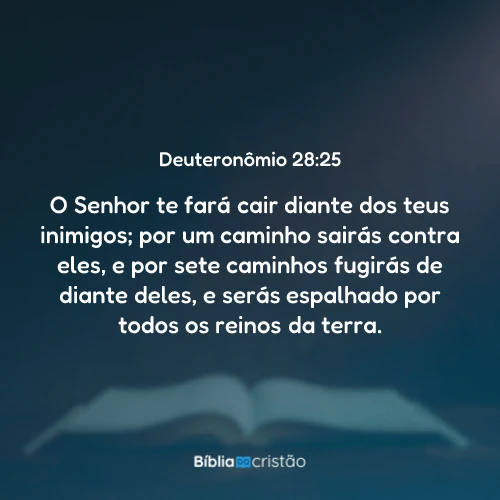 Deuteronômio 28:25