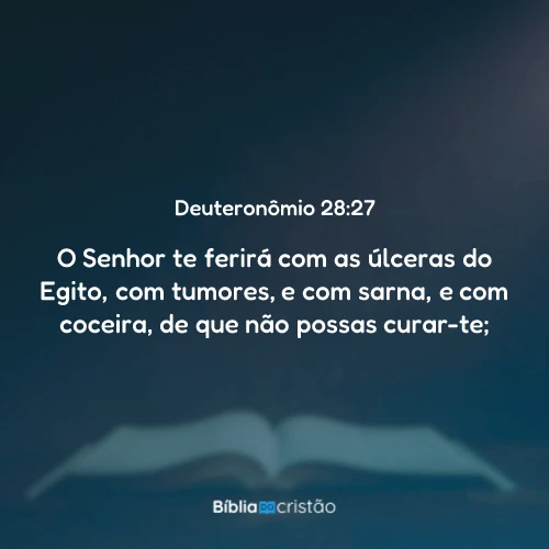 Deuteronômio 28:27