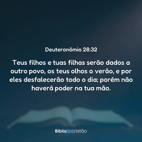 Deuteronômio 28:32