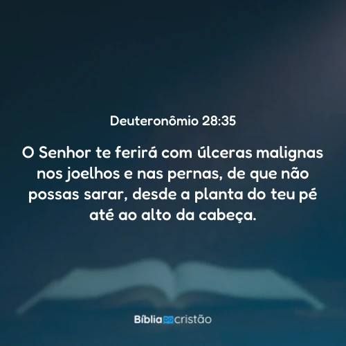 Deuteronômio 28:35
