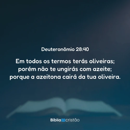 Deuteronômio 28:40