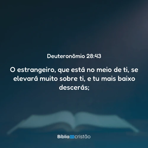 Deuteronômio 28:43