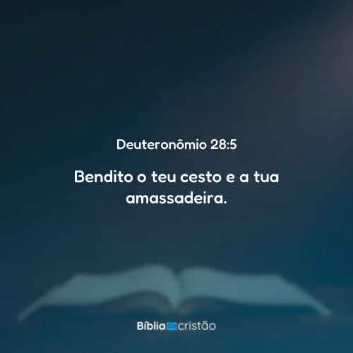 Deuteronômio 28:5