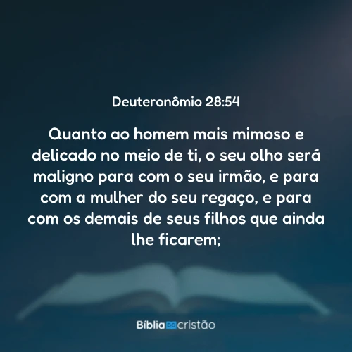 Deuteronômio 28:54