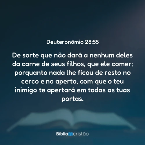 Deuteronômio 28:55