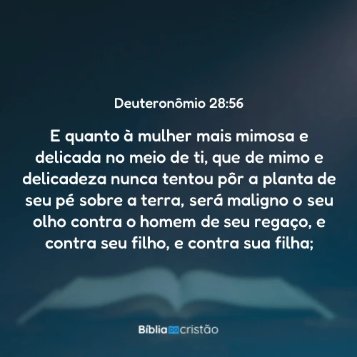 Deuteronômio 28:56