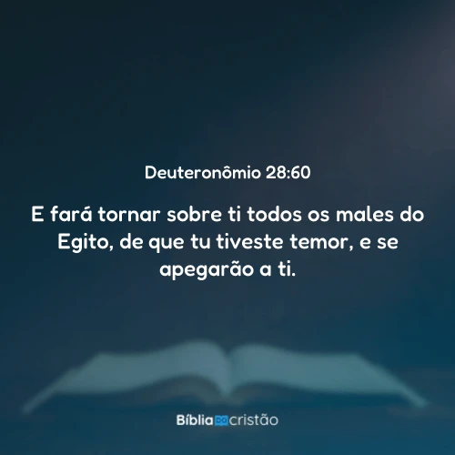 Deuteronômio 28:60