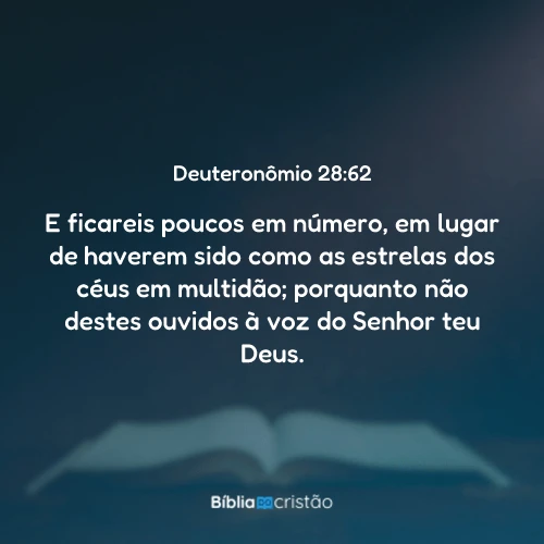 Deuteronômio 28:62
