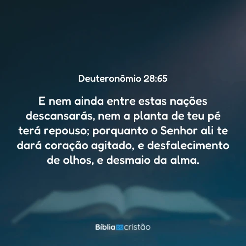 Deuteronômio 28:65