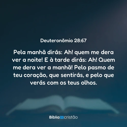 Deuteronômio 28:67