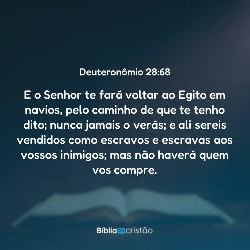 Deuteronômio 28:68