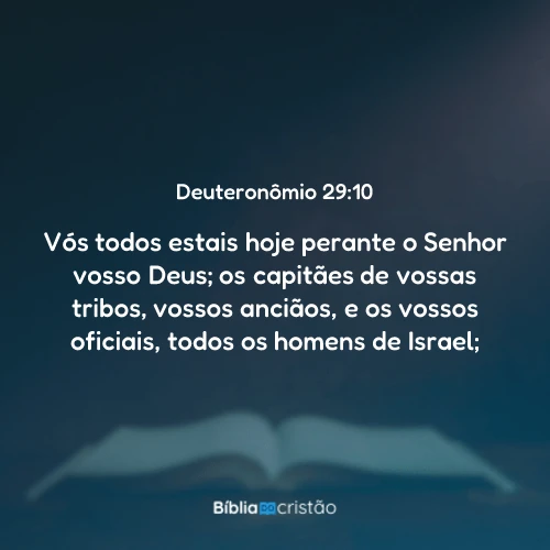 Deuteronômio 29:10