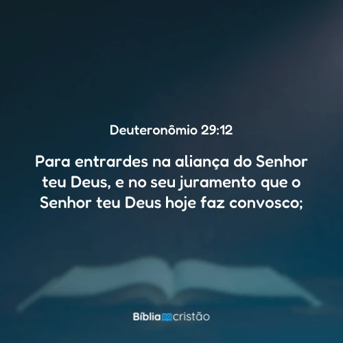 Deuteronômio 29:12
