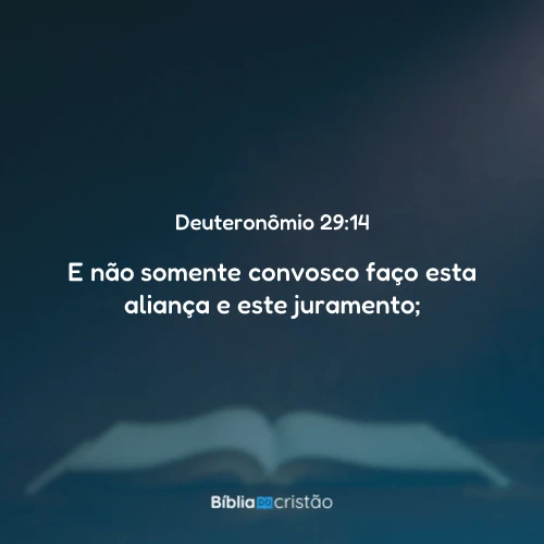 Deuteronômio 29:14