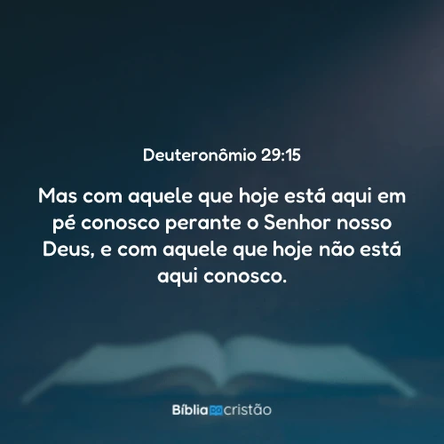 Deuteronômio 29:15