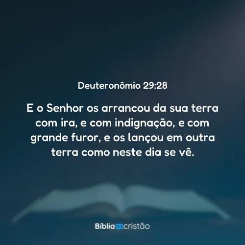 Deuteronômio 29:28