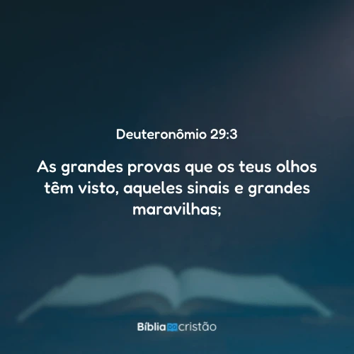 Deuteronômio 29:3
