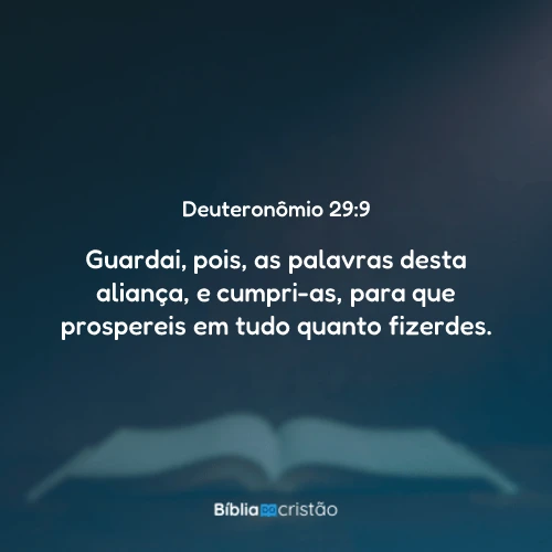 Deuteronômio 29:9