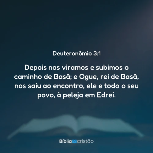 Deuteronômio 3:1