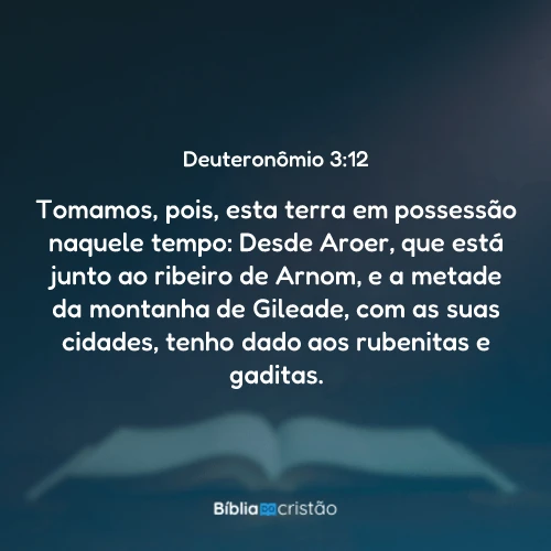 Deuteronômio 3:12