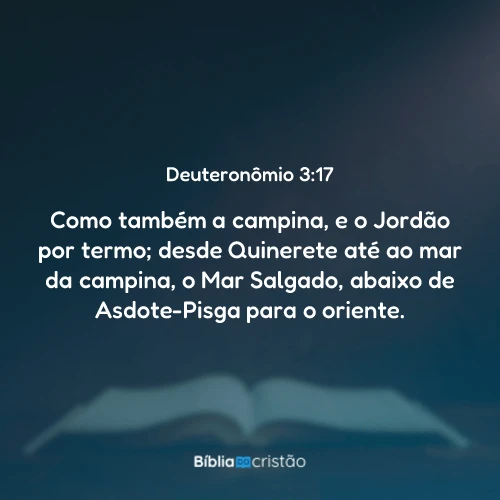 Deuteronômio 3:17