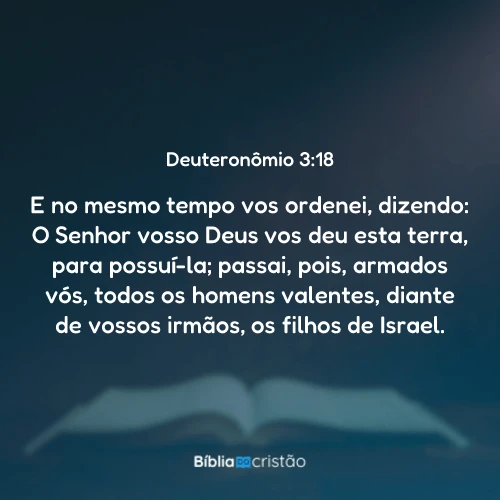 Deuteronômio 3:18