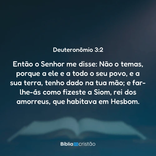 Deuteronômio 3:2