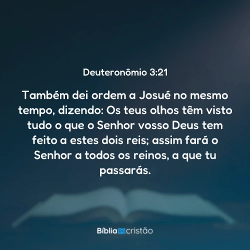 Deuteronômio 3:21